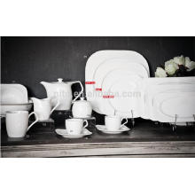 P&T porcelain factory deep plates, square plates, restaurant dinner plates, coffee cups and saucers